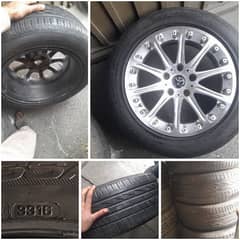 Civic BRV 16 inch Alloy Rims with 205/55R16 Good Condition Tyres