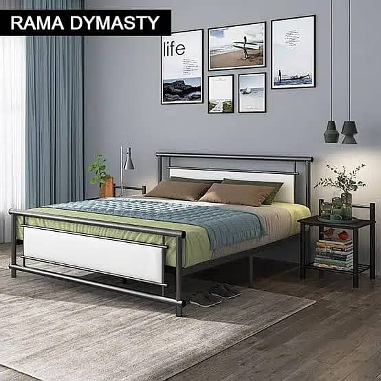 double bed/Single Bed / Iron Bed/steel bed/furniture 2