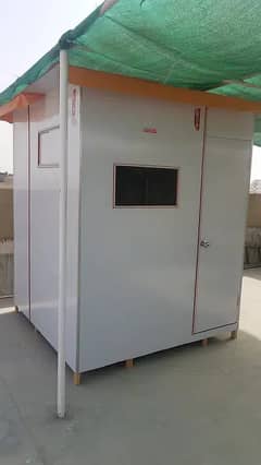 Portable Office and Security Guard Cabin 0