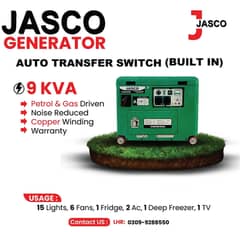 Sound Proof Generator Canopy Jasco 8 KVA-16KVA 1OR3PHASE WARRANTY