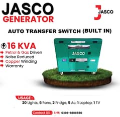 Sound Proof Generator Canopy Jasco 8 KVA-16KVA NEW BOX PACK WARRANTY 0