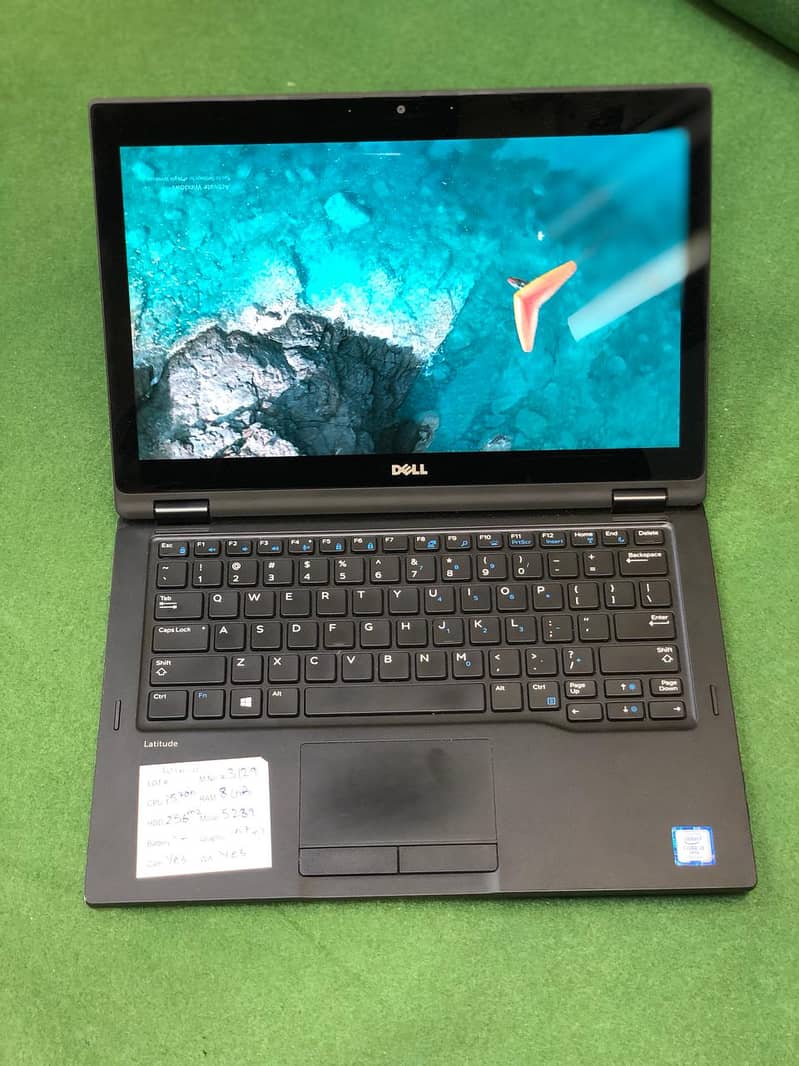 Dell latitude 5289 laptop touch 360 rotate i5 7th generation 2