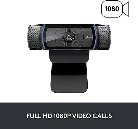 Logitech C920 HD Pro Webcam (Black) Black 2