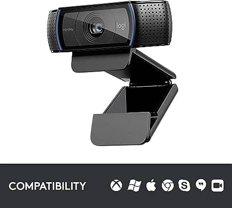 Logitech C920 HD Pro Webcam (Black) Black 4