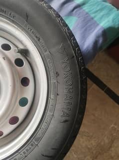 Yokohama tyres japanese steel Rims 12 inch 145-80R12tyre size