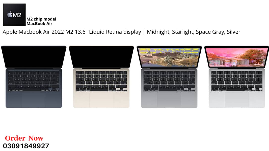 Apple Macbook Pro, Air, M1, M2, M3 Pro, M3 Max Chip 2023, 2022, 2020 3
