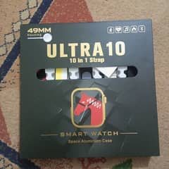 Smart Watch Ultra 10 with *10 straps*