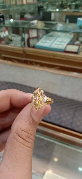 gold ring 21 karet new dazin 12