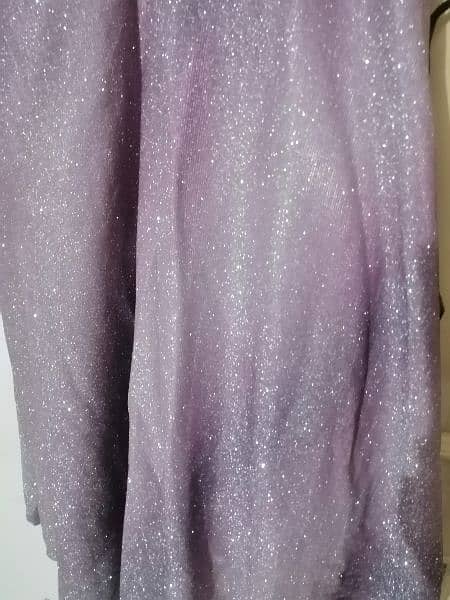 glittery fairy frock with pearls on neck 0