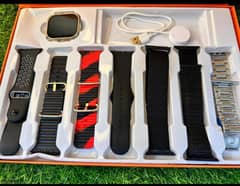 7 in 1 strap with Smart watch set 0