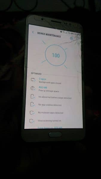 Samsung Galaxy j710 6 2gb 16gb PTAaprw glass crack Pur working 100% ok 1