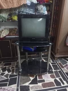 21 Eco star television and with beautiful tv trolley