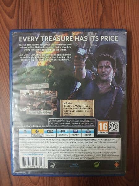 Uncharted 4: A Thief's End - PS4 Game in 10/10 Condition 1