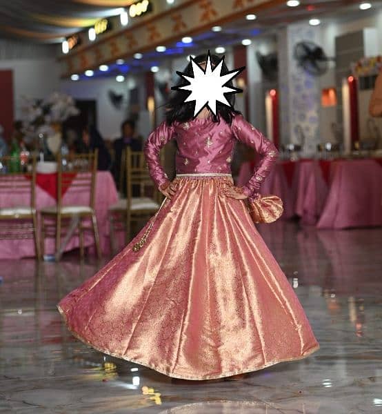 Girls Banarsi Lehenga Choli Dress 2