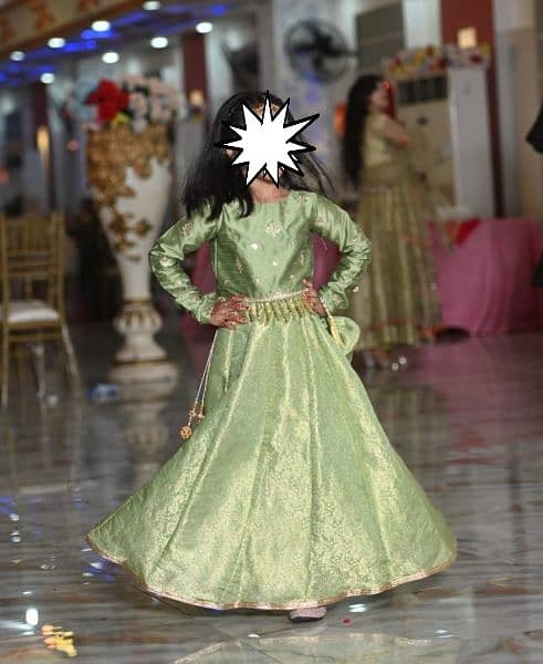 Girls Banarsi Lehenga Choli Dress 3