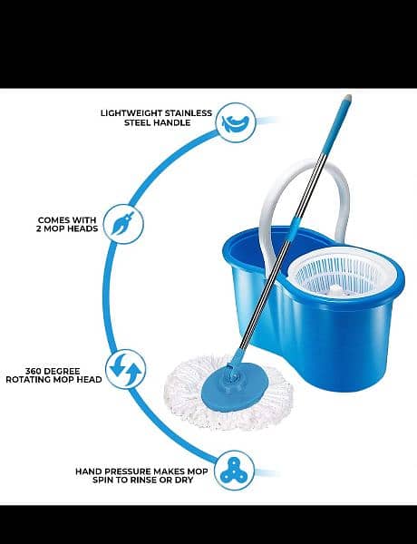 Mop - Mops With Bucket - Mop For Floor Cleaning 3