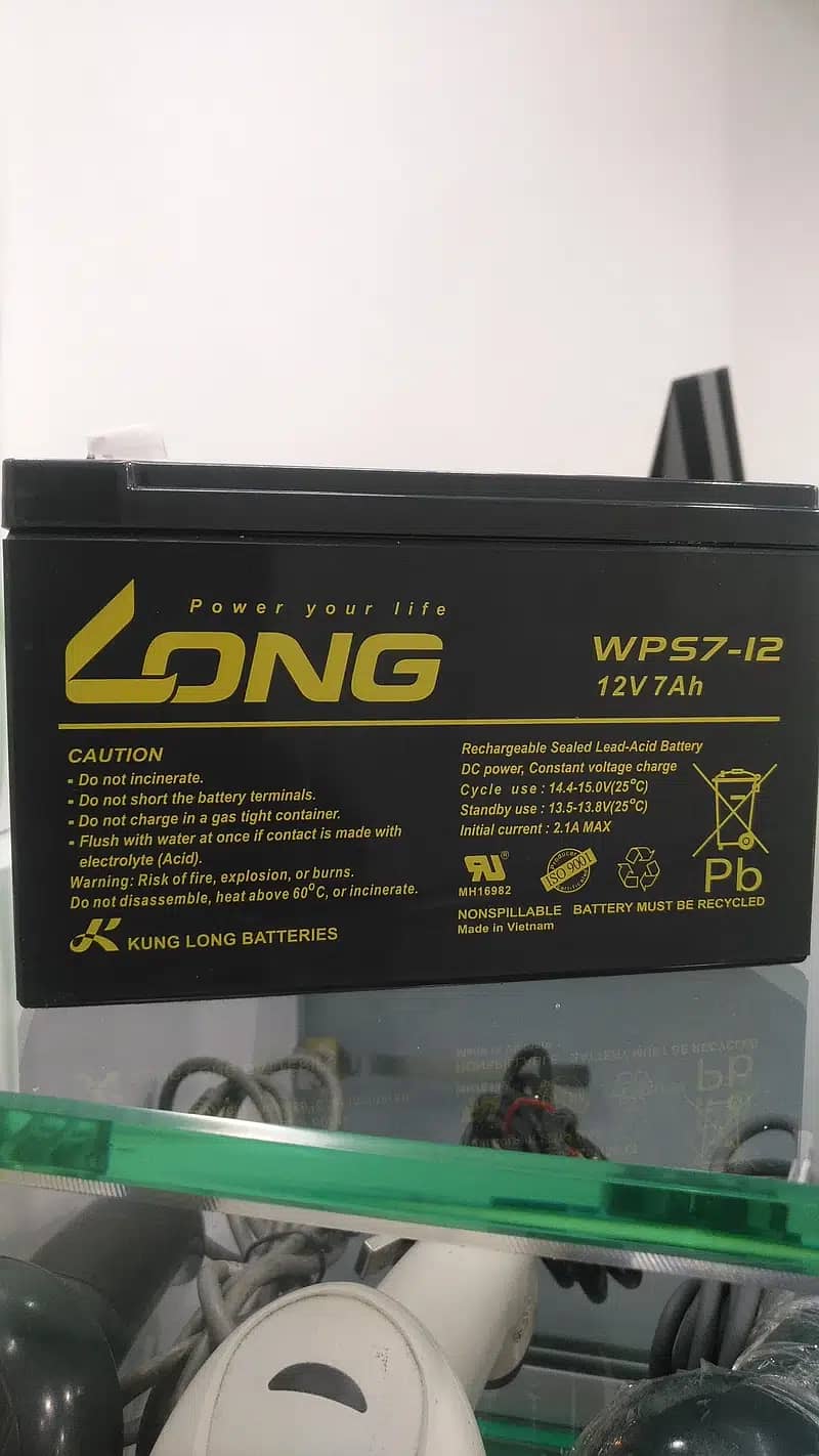 LONG 12V 7Ah batteries at best price 0