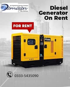Diesel generators for rent in Islamabad, Lahore, Peshawar, Rawalpindi