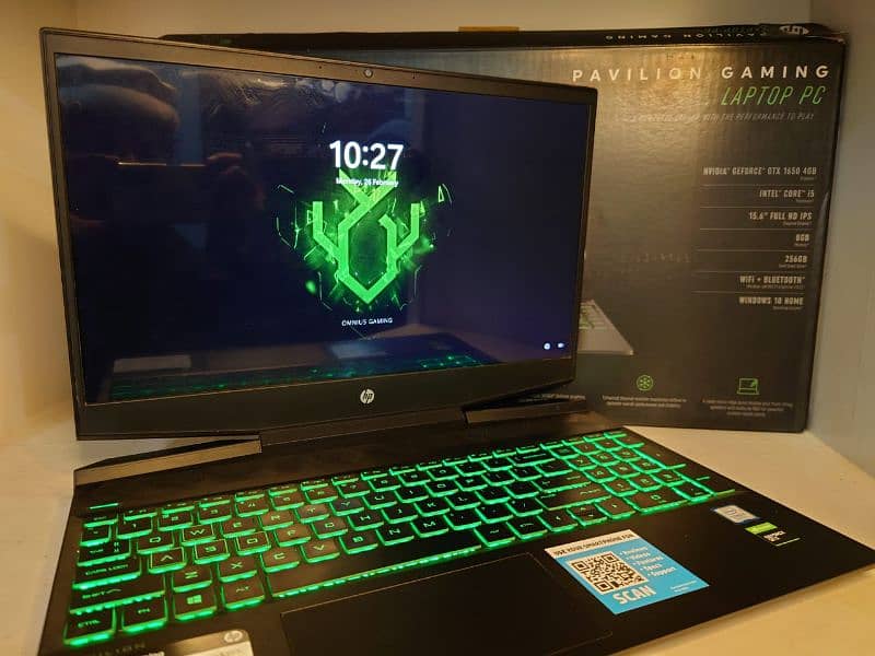 HP Pavilion Gaming || GTX 1650 || WITH BOX 0