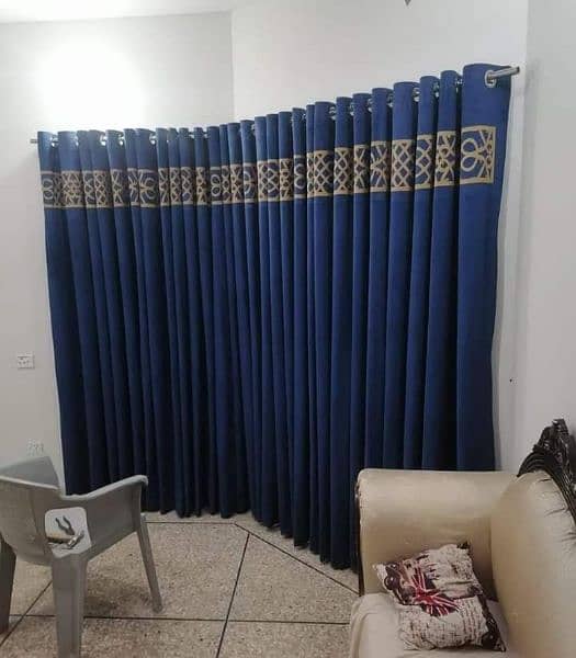 Velvet Curtains, Roman Blinds, Window Curtains & Pipes(Rods) . 11