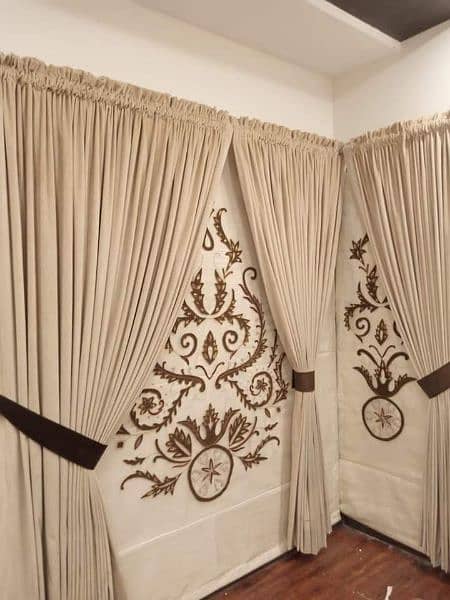 Velvet Curtains, Roman Blinds, Window Curtains & Pipes(Rods) . 12