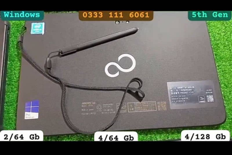 Fujitsu PC Tablet 10.1, 4Gb | 64 Gb , Windows 10, Camera, USB, WiFi | 2