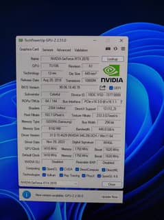 Nvidia RTX 2070 8gb 256bit with BOX