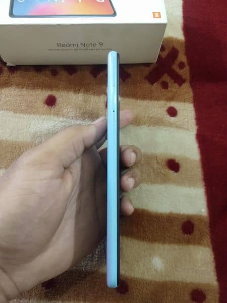 Redmi note 9  4+2 GB Ram and 128 GB Rom with box 2