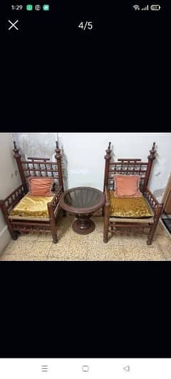 Dhamaka offer for 2 days Pure Sheesham wood Chairs set and table