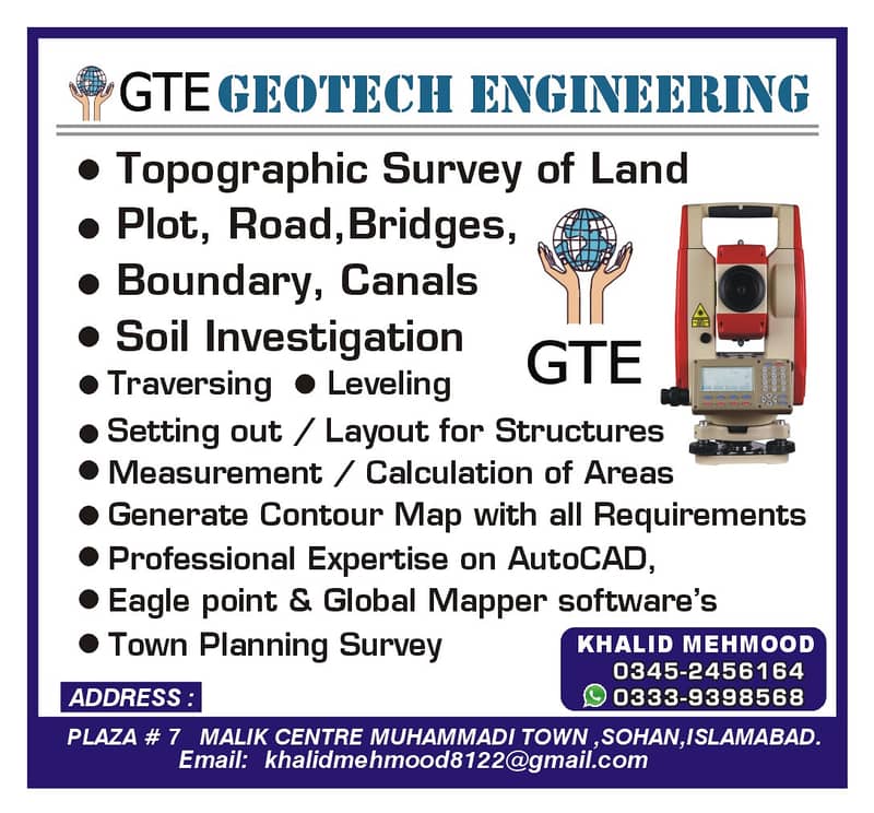 Topographic Survey/Land Survey 0