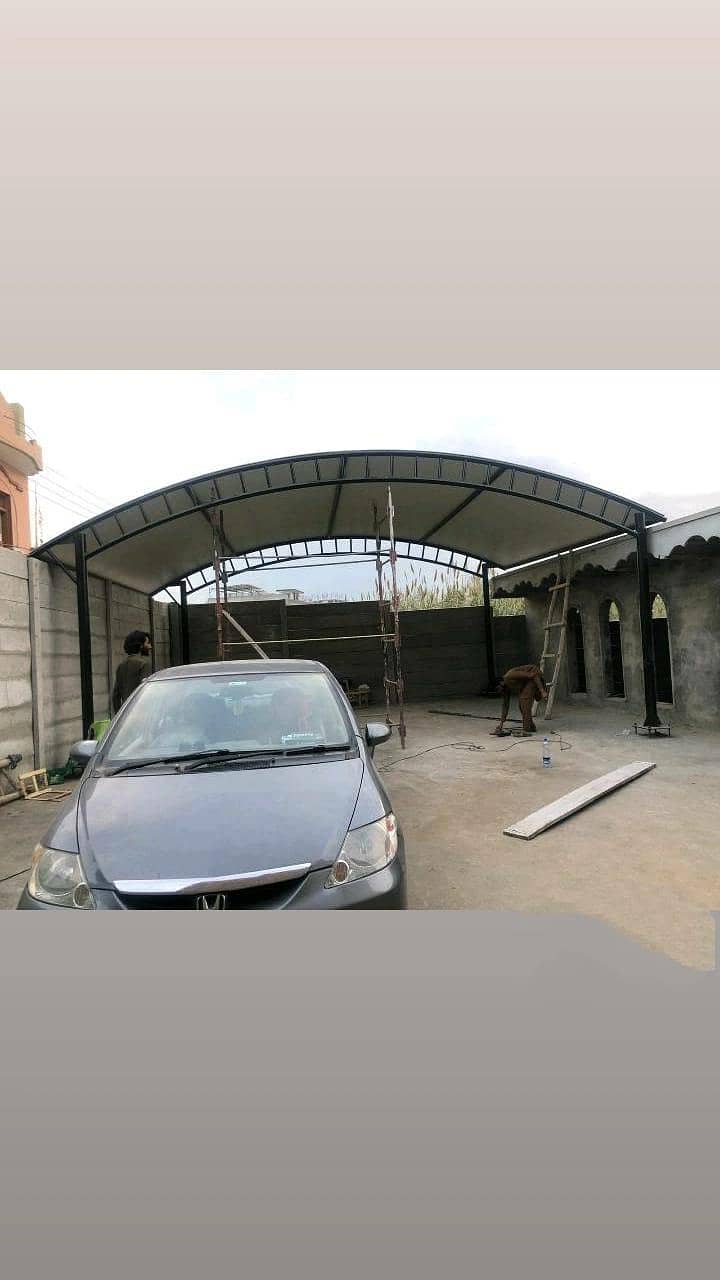 tensile sheds\fiberglass shade\car parking shed\outdoor sheds 19