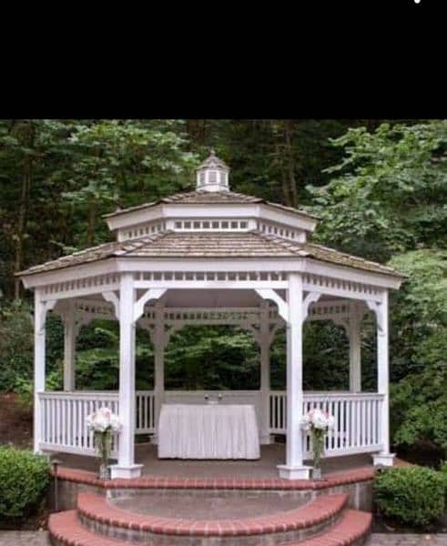 Fiberglass gazebo/fiberglass shade/door iron gate grill/ steel work 4