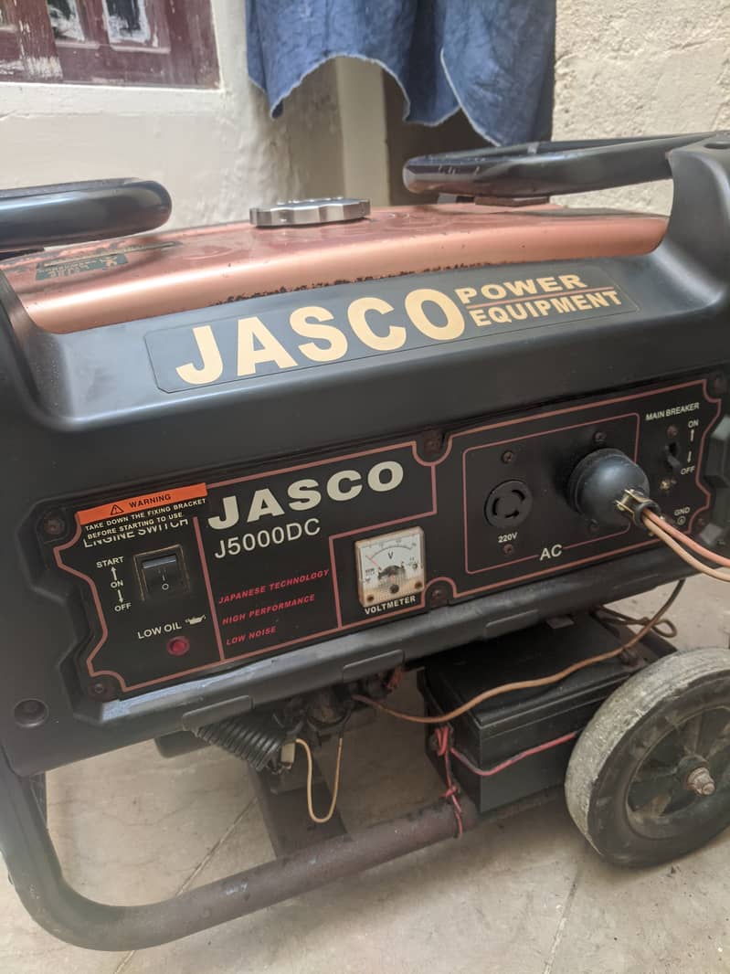 JASCO - 3.5 kVA (3 kW) - J5000DC - Petrol n Gas Generator - with Batte 2