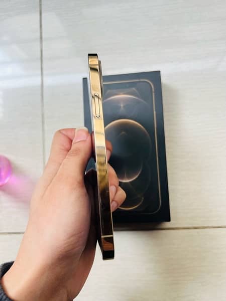 iPhone 12 pro, PTA approved, 128 gb Gold color 5