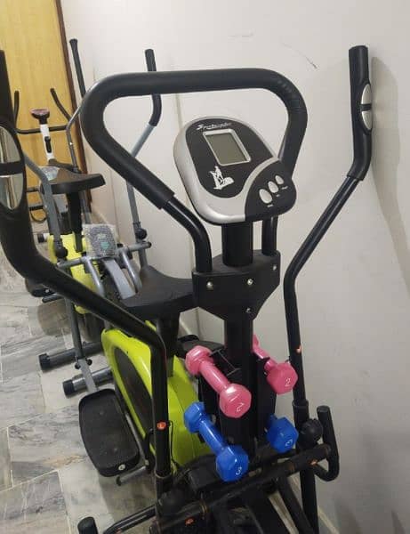 exercise cycle elliptical airbike spin bike upright magnetic cross 8