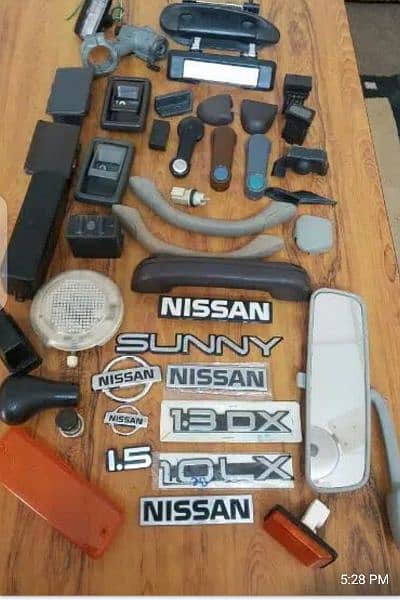 Nissan sunny B12 Genuine Parts Available 9