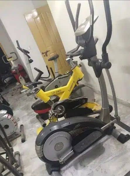 exercise cycle elliptical cross trainer recumbent bike airbike 0