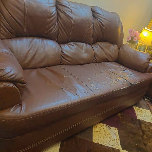 Urgent Sale 7 Seater Sofa Set with Cover 1