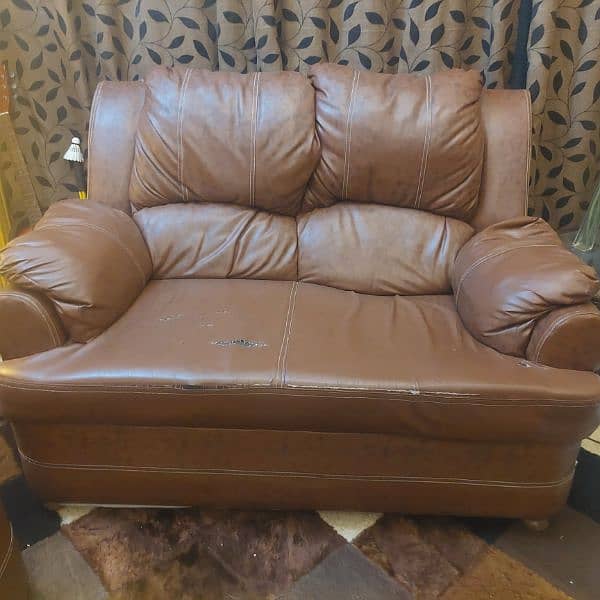 Urgent Sale 7 Seater Sofa Set with Cover 9