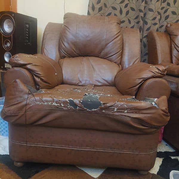 Urgent Sale 7 Seater Sofa Set with Cover 11