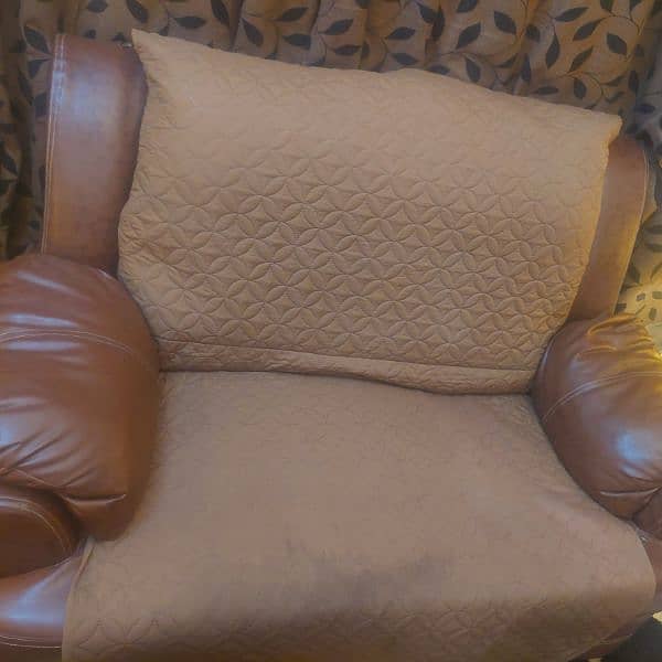 Urgent Sale 7 Seater Sofa Set with Cover 12