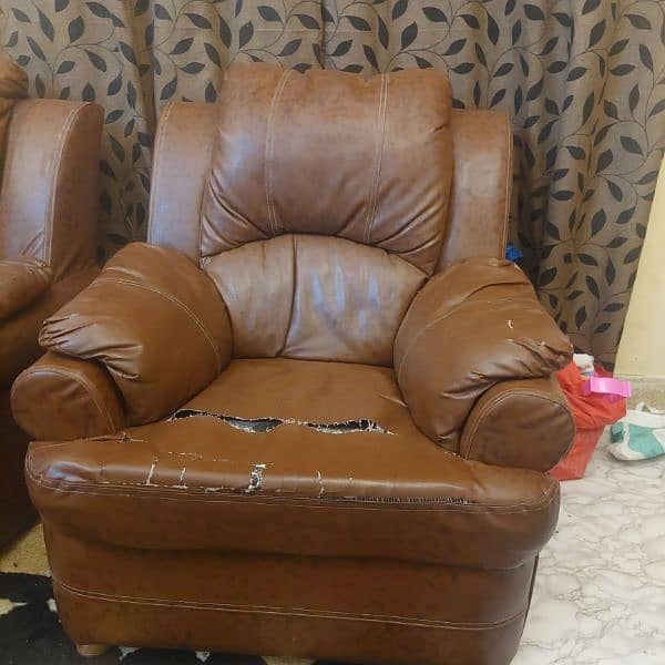 Urgent Sale 7 Seater Sofa Set with Cover 13