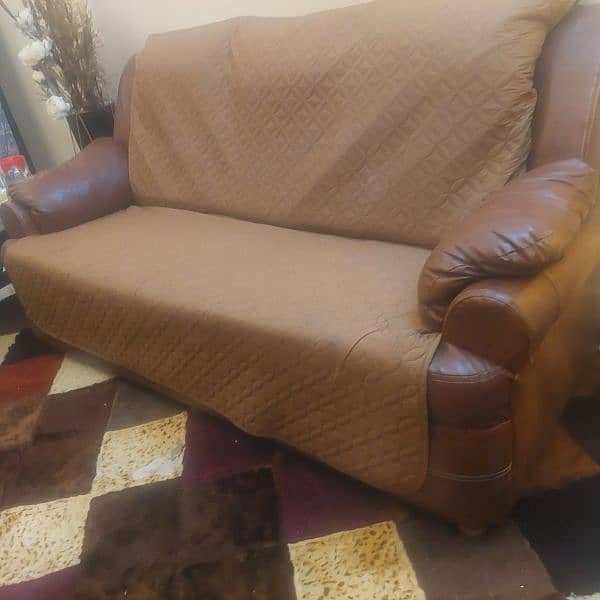 Urgent Sale 7 Seater Sofa Set with Cover 16