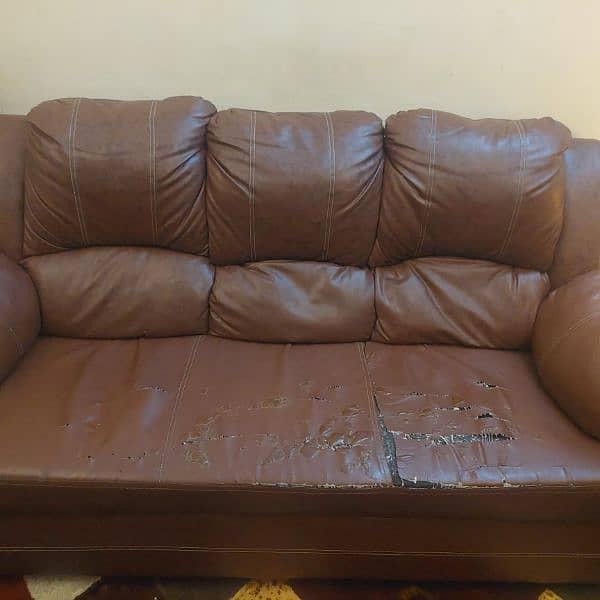 Urgent Sale 7 Seater Sofa Set with Cover 17