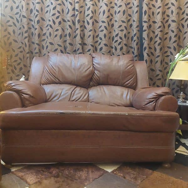 Urgent Sale 7 Seater Sofa Set with Cover 18