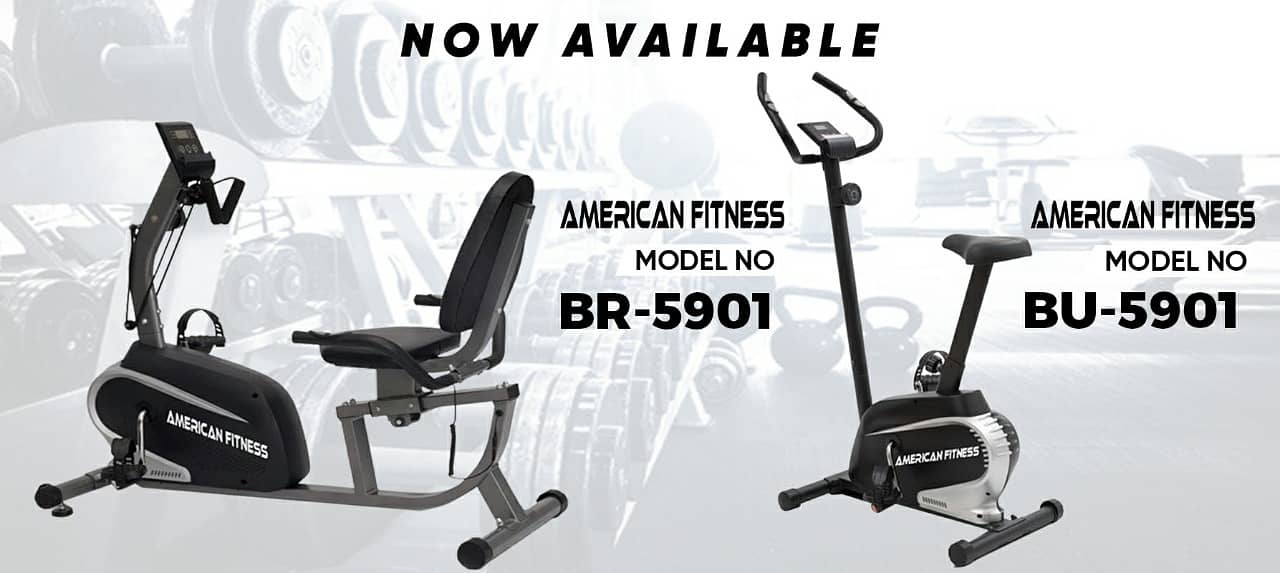 Elliptical / treadmill American Fitness Brand Recumbent cycle dumbbell 6