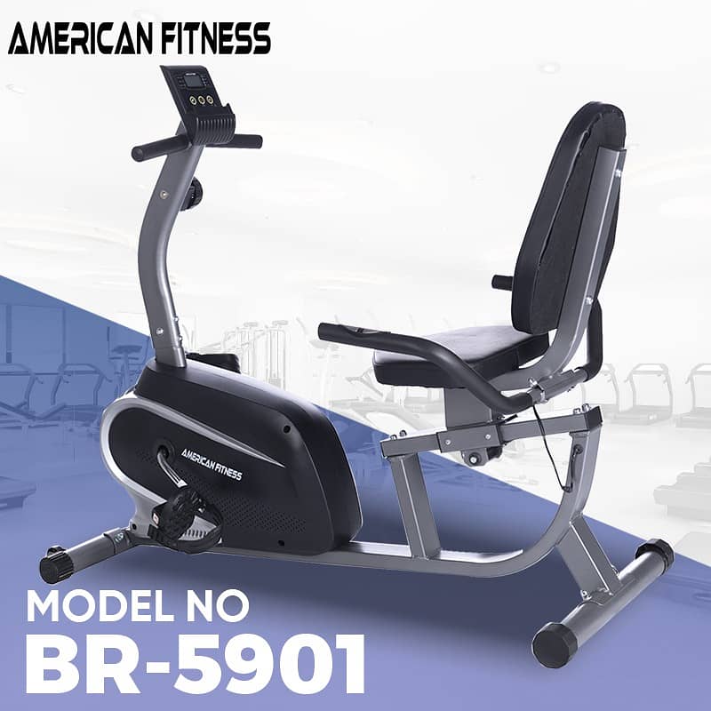 Elliptical / treadmill American Fitness Brand Recumbent cycle dumbbell 7