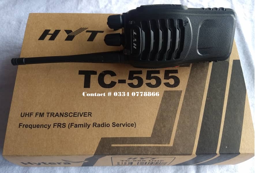 HYT Walkie talkie TC-555 Civilian Business UHF Woki toki Hytera TC555 2
