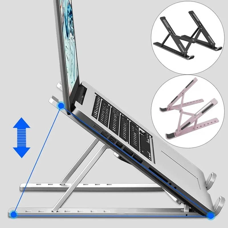 Laptop Stand Foldable Aluminum with Adjustable Angles 1