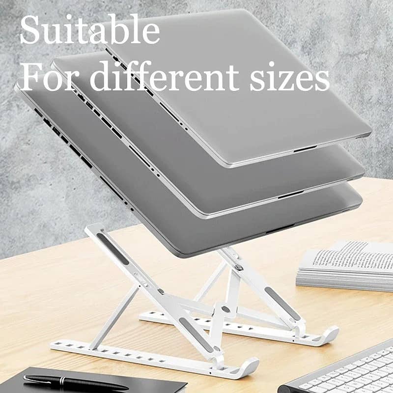 Laptop Stand Foldable Aluminum with Adjustable Angles 3